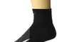 Nike U Nk Spark LTWT Ankle, Calzini Unisex – Adulto, Black/Dark Grey/(White), 8-9.5