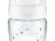 NUK First Choice+ - Biberon in vetro con controllo della temperatura, 120 ml, 0-6 mesi, co...