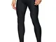 Under Armour HeatGear 2.0, Leggings Uomo, Nero (Black Graphite 1), M