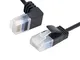 Cablecc Down 8P8C STP Cat 5e LAN Ethernet Cavo patch 90 gradi a cavo dritto, 50 cm