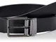 Calvin Klein 3.5cm Adj/rev.logo Belt Cintura, Nero (BLACK BDS), Small (Taglia Produttore:...