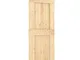 vidaXL Porta Scorrevole con Set Hardware 85x210 cm Legno Massello Pino