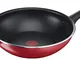 Lagostina Cucina Mediterranea Wok Antiaderente in Alluminio 30 cm, a Induzione, Gas e Forn...