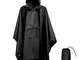 Euyecety Poncho Impermeabile, Poncho Antipioggia Uomo Donna Mantella Antipioggia, Multifun...