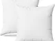 Cuscino Divano 50x50 2 Unità Letto per Dormire Guanciale Lungo Morbido Antiacaro Anallergi...