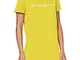 EMPORIO ARMANI swimwear Maxi T-Shirt Logo Lover Vestito, Giallo (Giallo 00560), 44 (Taglia...