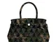 save my bag Borsa a mano spalla donna MISS PLUS STAMPATA Camo green 180x290x340 mm