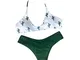 Lialbert Bikini da Donna - Costume da Bagno Sexy con Stampa Cactus - Costume da Bagno Divi...