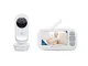 Motorola Nursery Ease 34 - Baby Monitor Videocamera Babyphone con Schermo da 4.3"- Visione...