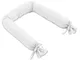 Italbaby 722.9999-5 Riduttore per Lettino a Cilindro, Sfoderabile, Bianco, 180x15 cm, 0, 1