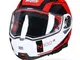 CASCO INTEGRALE APRIBILE N100-5 CONSISTENCY 023 TAGLIA XL CORSA RED NOLAN N-COM