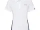 HEAD Club Tech Polo, Donna, Bianco/Turchino, 2XL