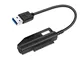 Inateck - Cavo Adattatore da SATA a USB con UASP, convertitore USB 3.0 a SATA III per SSD...
