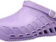 Scholl Clog Evo, Zoccoli Sanitari Medicali, Unisex - Adulto, Lilla, 39.5 EU