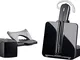 Plantronics - Cuffie DECT CS540 - cuffia wireless monoauricolare (mono), 3 diversi stili d...