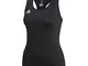 adidas Team 19 Compression, Canotta Donna, Black/White, XL