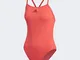 adidas Perf Swim Inf+, Costume da Nuoto Donna, Shock Red/Active Maroon, 38