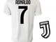 PERSEO TRADE Maglia Cristiano Ronaldo 7 CR7 Bambino (Taglie-Anni 2 4 6 8 10 12) Adulto (S...