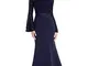 Ever-Pretty Vestiti da Festa Pizzo Linea ad A Sirenetta Elegante Rotondo Donna Vestito da...