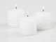 Quick Candles Set di 72 Candele Votive 10 Ore, Bianco Non profumato