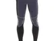 CMP pantaloni da uomo Running, Uomo, Running Hose, Asfalto, L, Grigio Scuro, 50