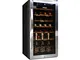 Cantinetta Vino Datron, Adatta a 28 Bottiglie, Cantinetta Vino Frigo Refrigerata, in Accia...