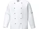 Portwest C834WHRM Giacca da Chef Somerset, Bianco, M