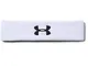 Under Armour, Ua Performance Headband, Fascia, Uomo, Bianco (White/Black 100), Taglia Unic...