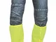 OJ - Fluo Copri Scarpa 4 Stagioni 100% Impermeabile Compatto e Tascabile, Giallo Fluo, S