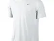 Nike Miler SS UV (Team) T-Shirt, White/White/Reflective Silver, XL