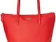 Lacoste NF2037PO, Borsa a tracolla Donna, RED ALTO RISCHIO (High Risk Red), 24.5 x 14.5 x...