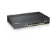 Zyxel Switch PoE + Smart Managed Ethernet Gigabit 8 porte con 130 Watt Budget e 2 porte Co...