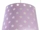 Dalber Lampada da soffitto per Bambini, Stelle Malva, Lilla 60 W