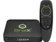 DroiX X4 Android TV Box with S905X4 Quad-Core ARM Cortex-A55 CPU & Mali-G31 MP2 GPU with 4...