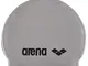 Arena Classic Silicone, Cuffia Unisex Adulto, Grigio (Silver/Black), Taglia Unica