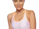 Under Armour Mid Crossback Strappy Reggipetto, Donna, Rosa, LG