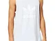 adidas GN3488 Trefoil Tank Canottiera Uomo Halo Blue M