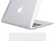 TECOOL Custodia MacBook Air 13 Pollici 2017-2010 (A1466 A1369), Case Cover Rigida Plastica...