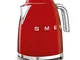 Smeg, Bollitore Elettrico KLF03RDEU 1,7 L, Filtro Anticalcare Lavabile, Autospegnimento di...