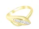 Anello serpente donna oro 18kt (750/000) con diamanti 0.06CT - 18k gold ring anello donna...