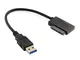 SODIAL Cavo adattatore USB per unita' ottica CD/DVD ROM slimline SATA da 3,0 a 7 + 6 13Pin