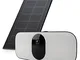 Arlo Pro 3 Floodlight Telecamera di Videosorveglianza WiFi e Pannello Solare, Bundle per l...