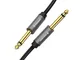 Cavo Chitarra Elettrica 2M, POSUGEAR 6.35mm Maschio a 6.35mm Maschio Mono Cavo Connettori...