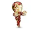 Pandora Marvel Iron Man Pendente in Argento Placcato Oro 760268C01