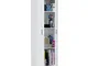 Furniturefactor Kawai A3 Armadio Multiuso, 59 x 37 x 180 H, melamina, White, 180 x 59 x 37...
