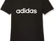 adidas Essentials Linear Tee, Maglietta Donna, Nero (Black/White), XS