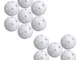 NUOBESTY 24Pcs Palline da Golf Pratica Flusso d'Aria in Plastica Palline da Golf Vuote Pal...