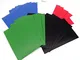 docsmagic.de 5 x 100 Double Mat Card Sleeves Standard Size 66 x 91 - Black Blue Green Red...