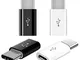 iZhuoKe Adattatore USB C a Micro USB Femmina[4 Pezzi],Adattatore USB C a Micro USB,USB C A...