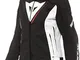 DAINESE Veloce Lady D-Dry Jacket, Giacca Moto 4 Stagioni, Donna, Nero/Bianco/Rosso Lava, 4...